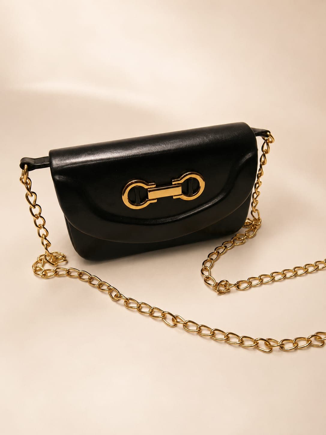 Bolsas festa alça transversal de corrente botão ímã