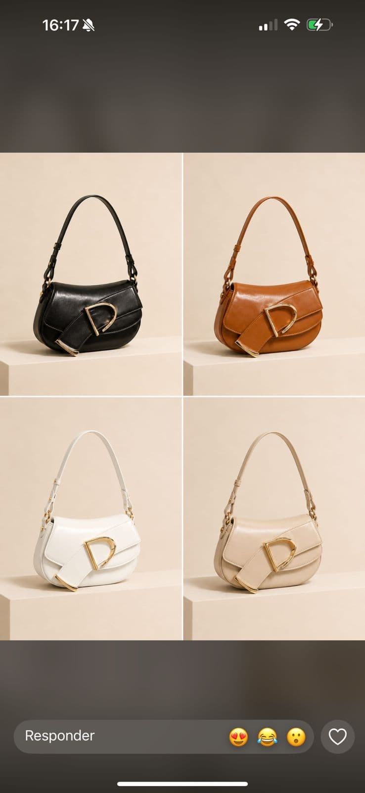 Bolsa beg uma inspiração com 2 opções de alça transversal e de ombro